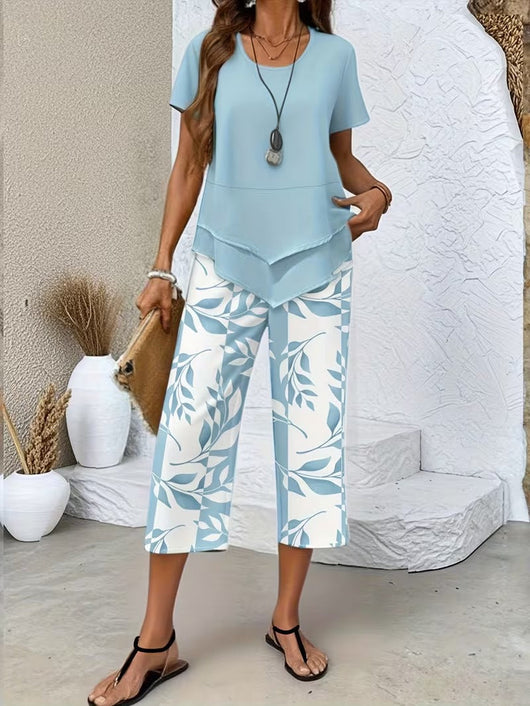 Flora | Bequemes und stilvolles zweiteiliges Set