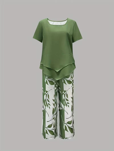 Flora | Bequemes und stilvolles zweiteiliges Set