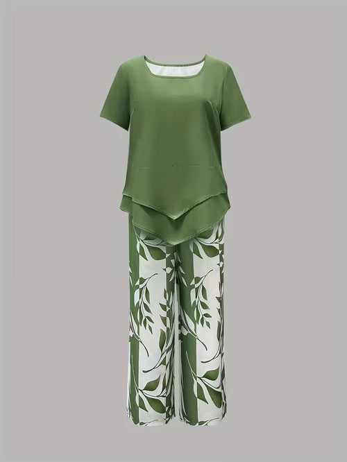 Flora | Bequemes und stilvolles zweiteiliges Set