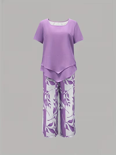 Flora | Bequemes und stilvolles zweiteiliges Set