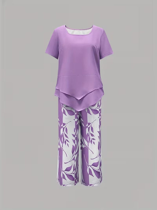 Flora | Bequemes und stilvolles zweiteiliges Set