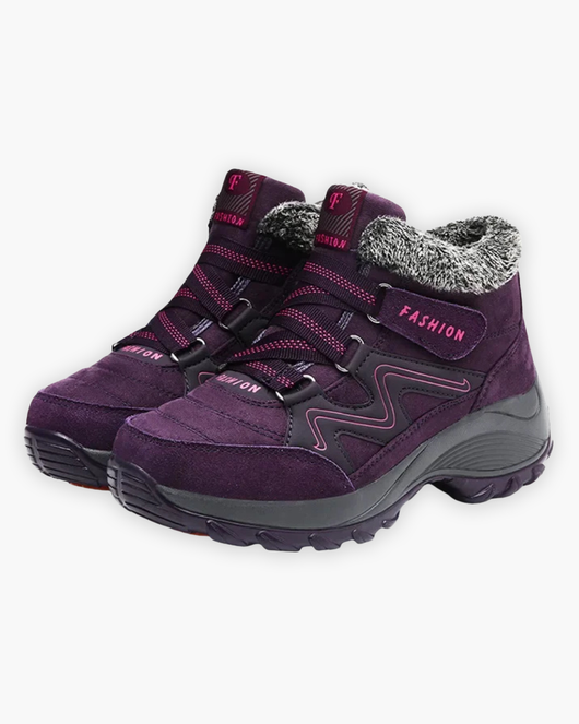 Mid-Cut Wanderschuhe mit ergonomischer Sohle und Warmfutter