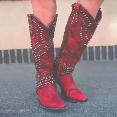 Valentina | Elegante orthopädische Kniehohe Damen Stiefel