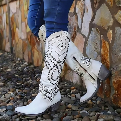 Valentina | Elegante orthopädische Kniehohe Damen Stiefel