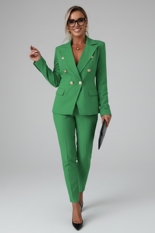 Luisa | Elegantes und stilvolles Zweireiher Blazer Set