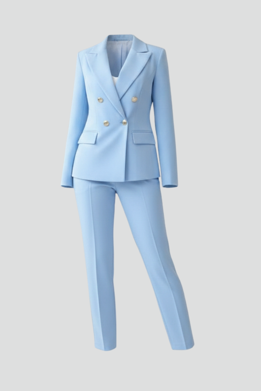 Luisa | Elegantes und stilvolles Zweireiher Blazer Set