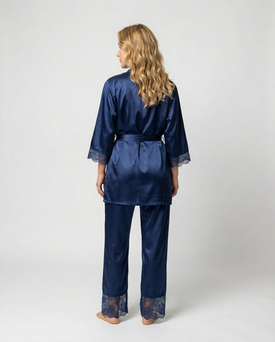 Martina | Elegantes und luxuriöses Damen Seiden Pyjama Set