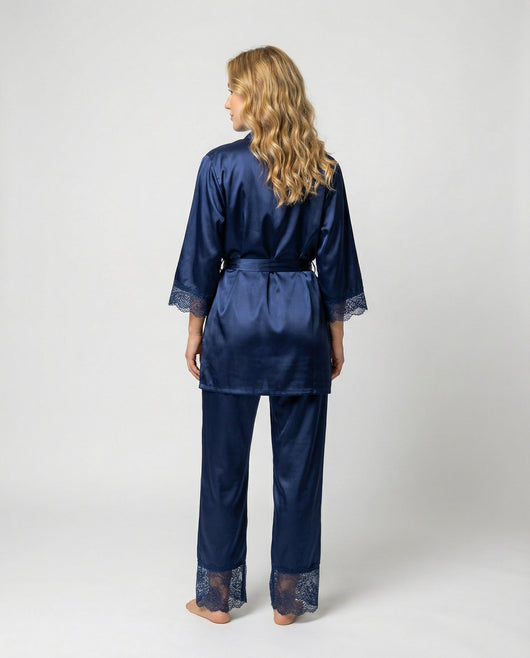 Martina | Elegantes und luxuriöses Damen Seiden Pyjama Set