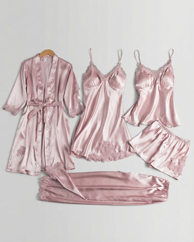 Martina | Elegantes und luxuriöses Damen Seiden Pyjama Set