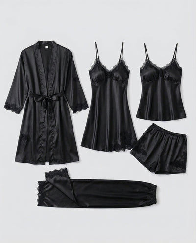 Martina | Elegantes und luxuriöses Damen Seiden Pyjama Set