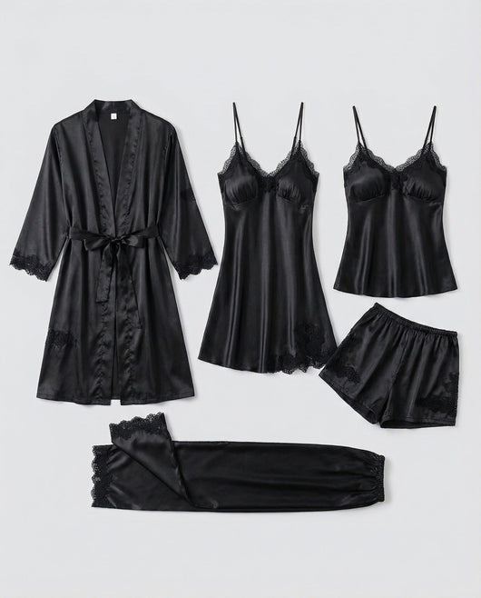 Martina | Elegantes und luxuriöses Damen Seiden Pyjama Set