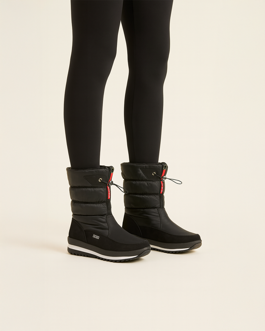 Gefütterte Winterstiefel mit rutschfester Sohle