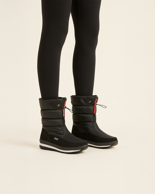 Gefütterte Winterstiefel mit rutschfester Sohle