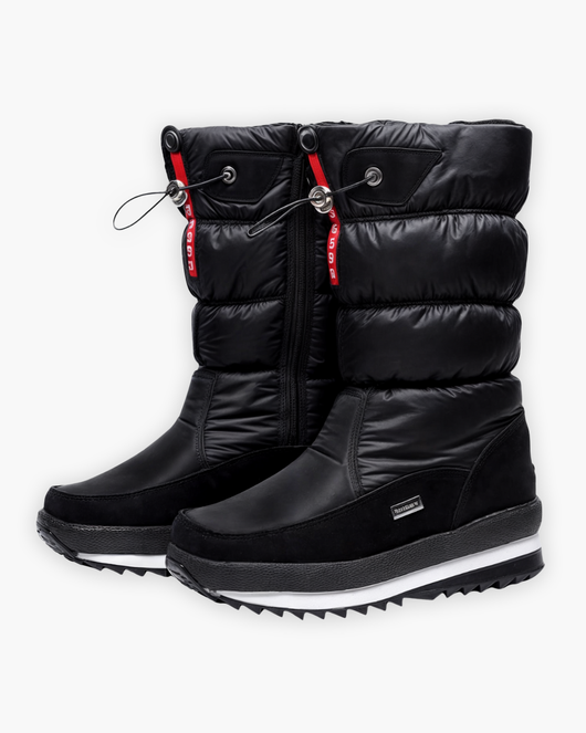 Gefütterte Winterstiefel mit rutschfester Sohle
