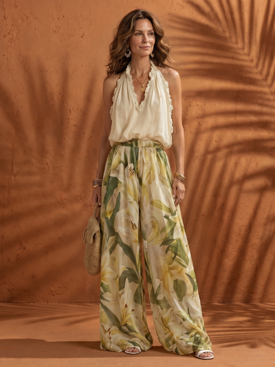 Liana | Luftiges Sommer Set mit floralem Print