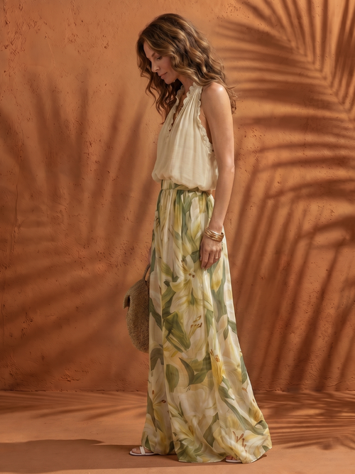 Liana | Luftiges Sommer Set mit floralem Print