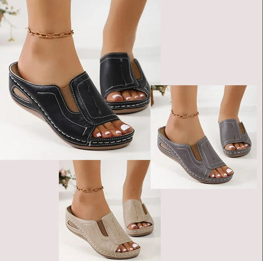 Sabrina | Atmungsaktive und stilvolle orthopädische Sandalen