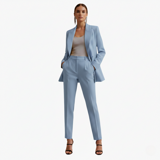 Freya | Exklusives zweireihiges Blazer Anzug Set