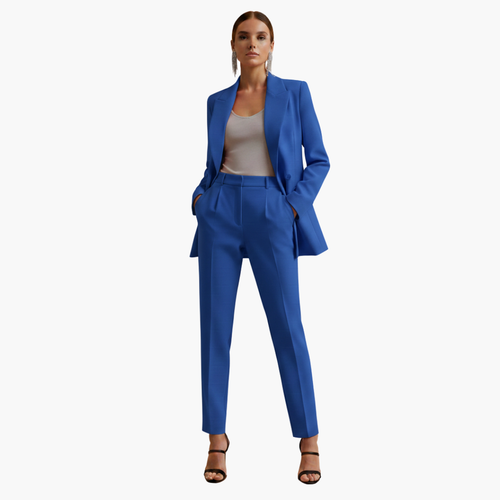 Freya | Exklusives zweireihiges Blazer Anzug Set