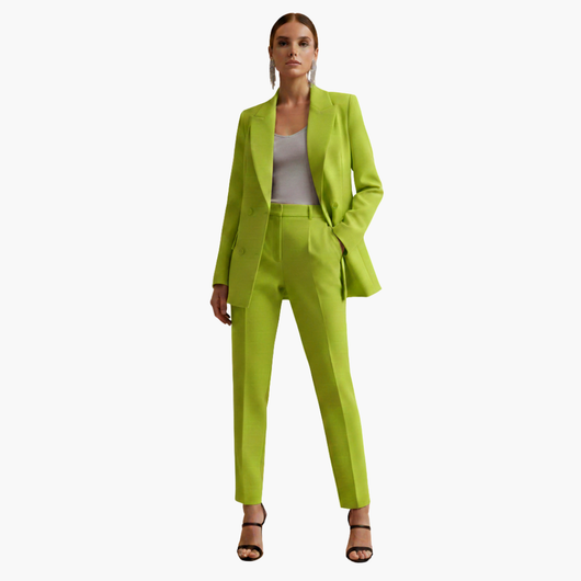 Freya | Exklusives zweireihiges Blazer Anzug Set