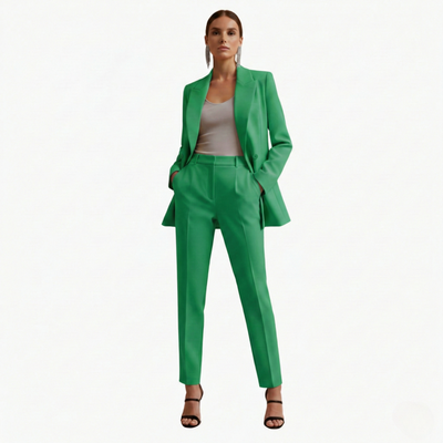 Freya | Exklusives zweireihiges Blazer Anzug Set