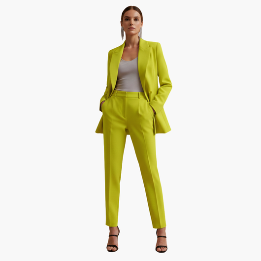 Freya | Exklusives zweireihiges Blazer Anzug Set