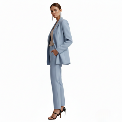 Freya | Exklusives zweireihiges Blazer Anzug Set