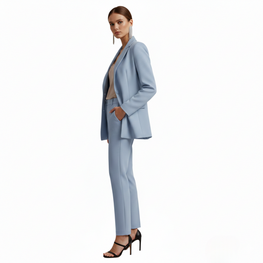 Freya | Exklusives zweireihiges Blazer Anzug Set