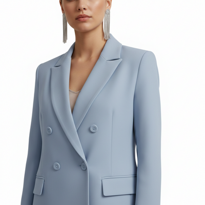 Freya | Exklusives zweireihiges Blazer Anzug Set