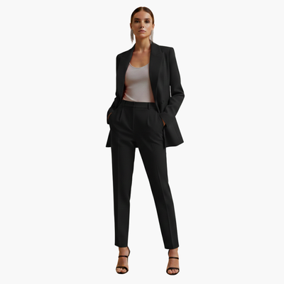 Freya | Exklusives zweireihiges Blazer Anzug Set