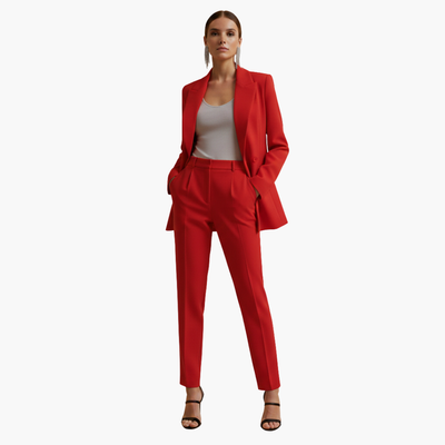 Freya | Exklusives zweireihiges Blazer Anzug Set