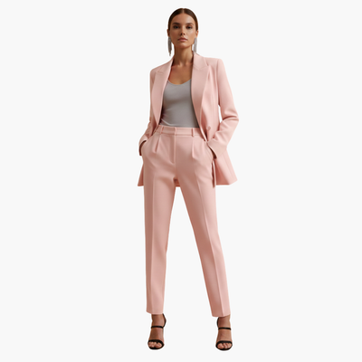 Freya | Exklusives zweireihiges Blazer Anzug Set