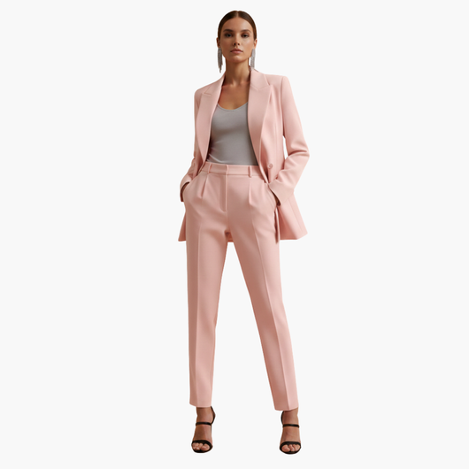 Freya | Exklusives zweireihiges Blazer Anzug Set