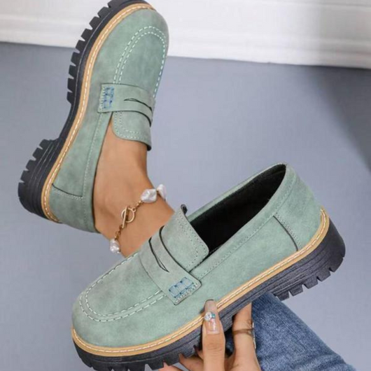 Livia | Moderne und bequeme Loafer mit breitem Plateau