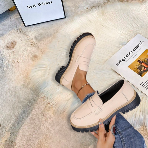 Livia | Moderne und bequeme Loafer mit breitem Plateau
