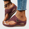 Mila | Elegante Plateau Sandalen mit Knöchelriemen