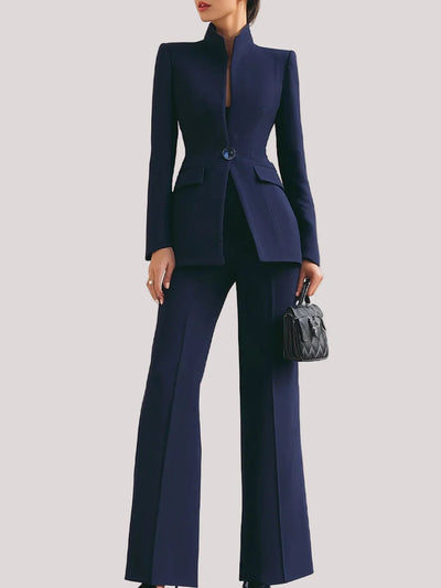 Clara | Eleganter Blazer und Palazzo Hose im Set