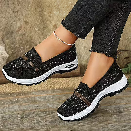 Jessica | Bequeme Wander-Sneaker zum Hineinschlüpfen