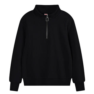 Regular Fit Sweatshirt mit Reißverschluss Half Zip