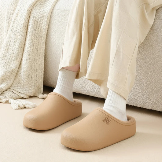 Bequeme Clogs Hausschuhe mit Warmfutter