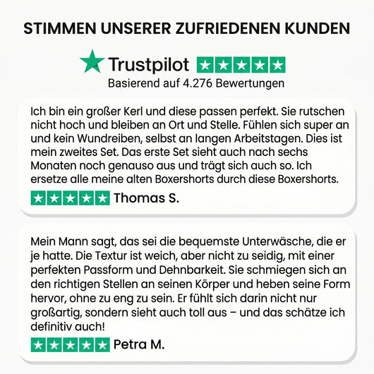 Seidenboxershorts | Erstklassiger Tragekomfort, nachhaltig hergestellt